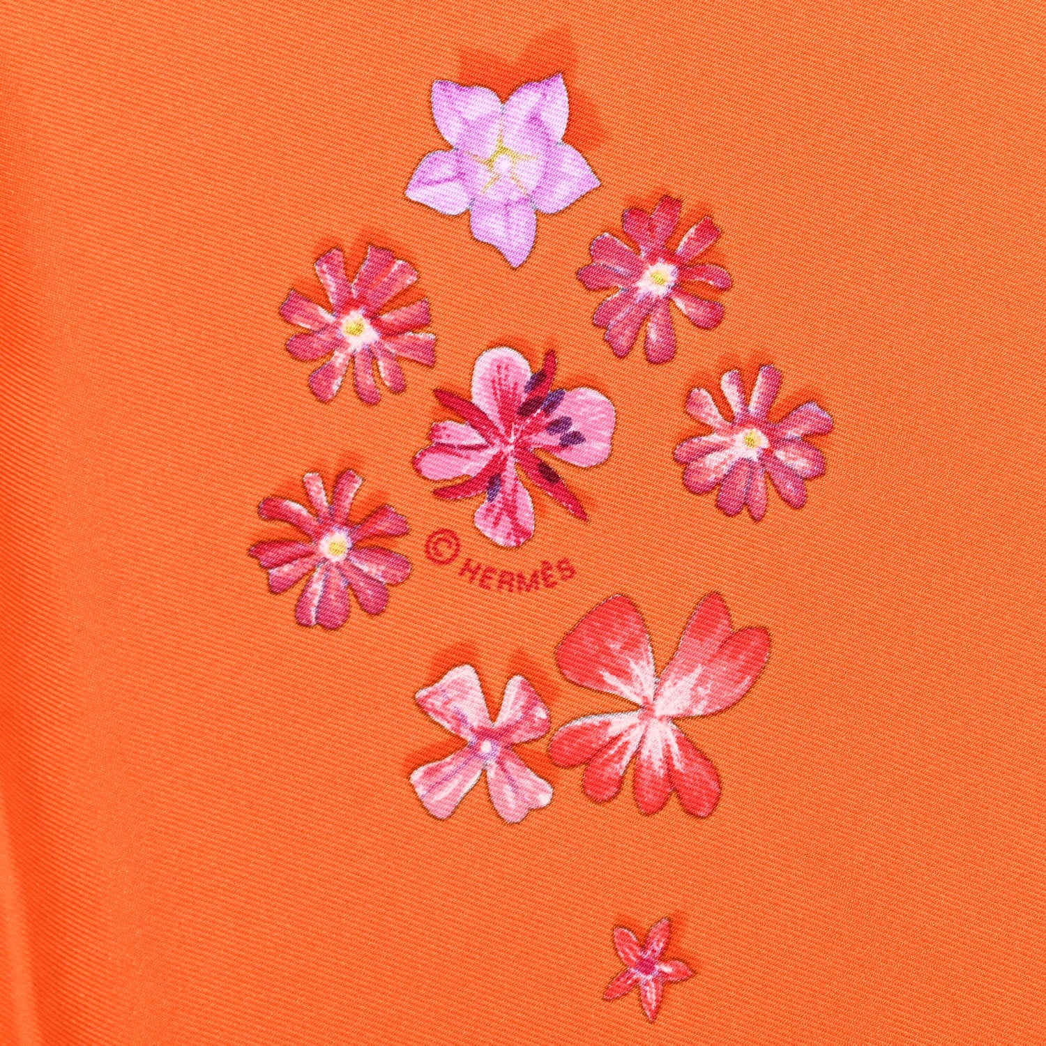 Hermes Silk Flower Power Scarf 90 3 of 6