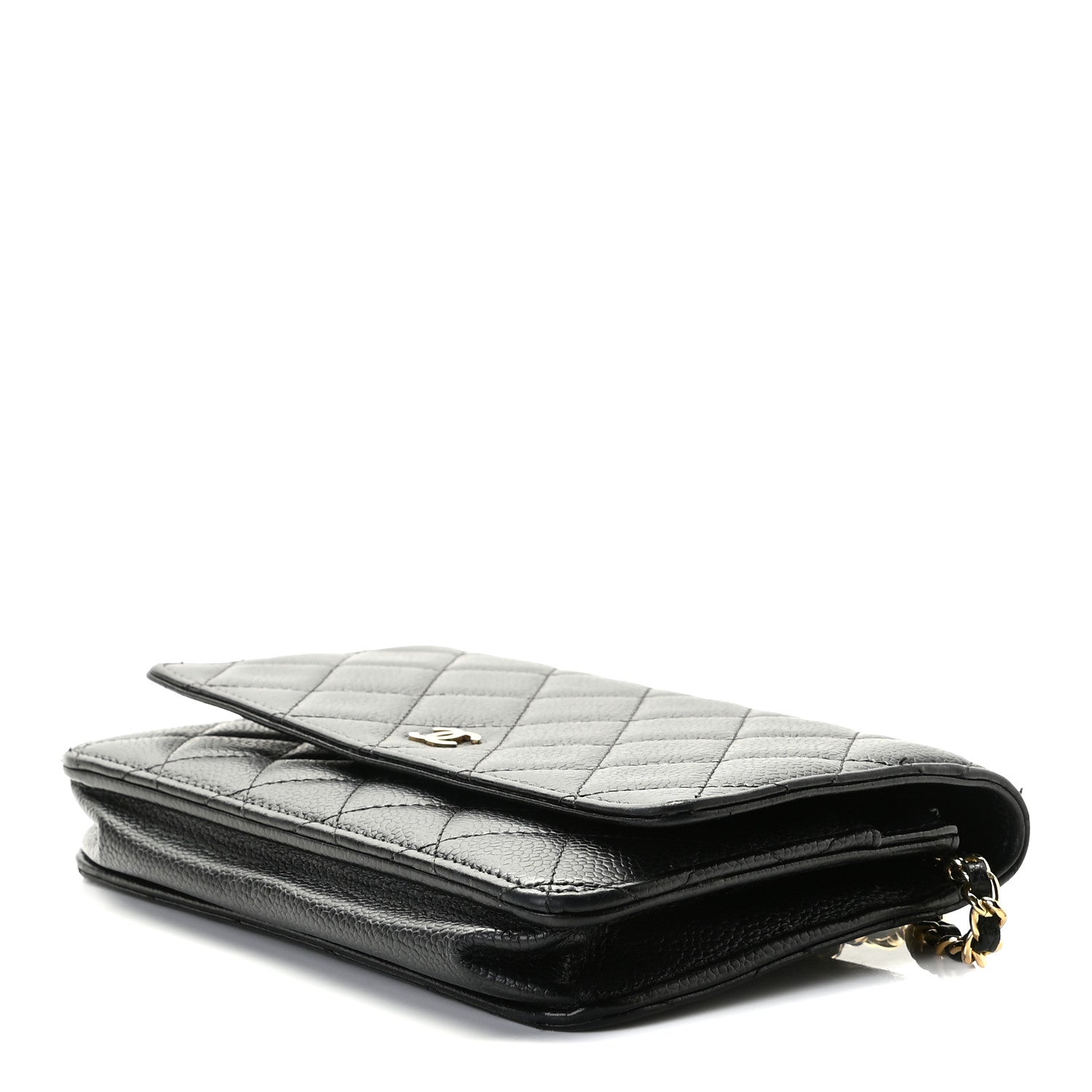 Chanel Caviar Quilted Wallet On Chain WOC Black 8 of 9