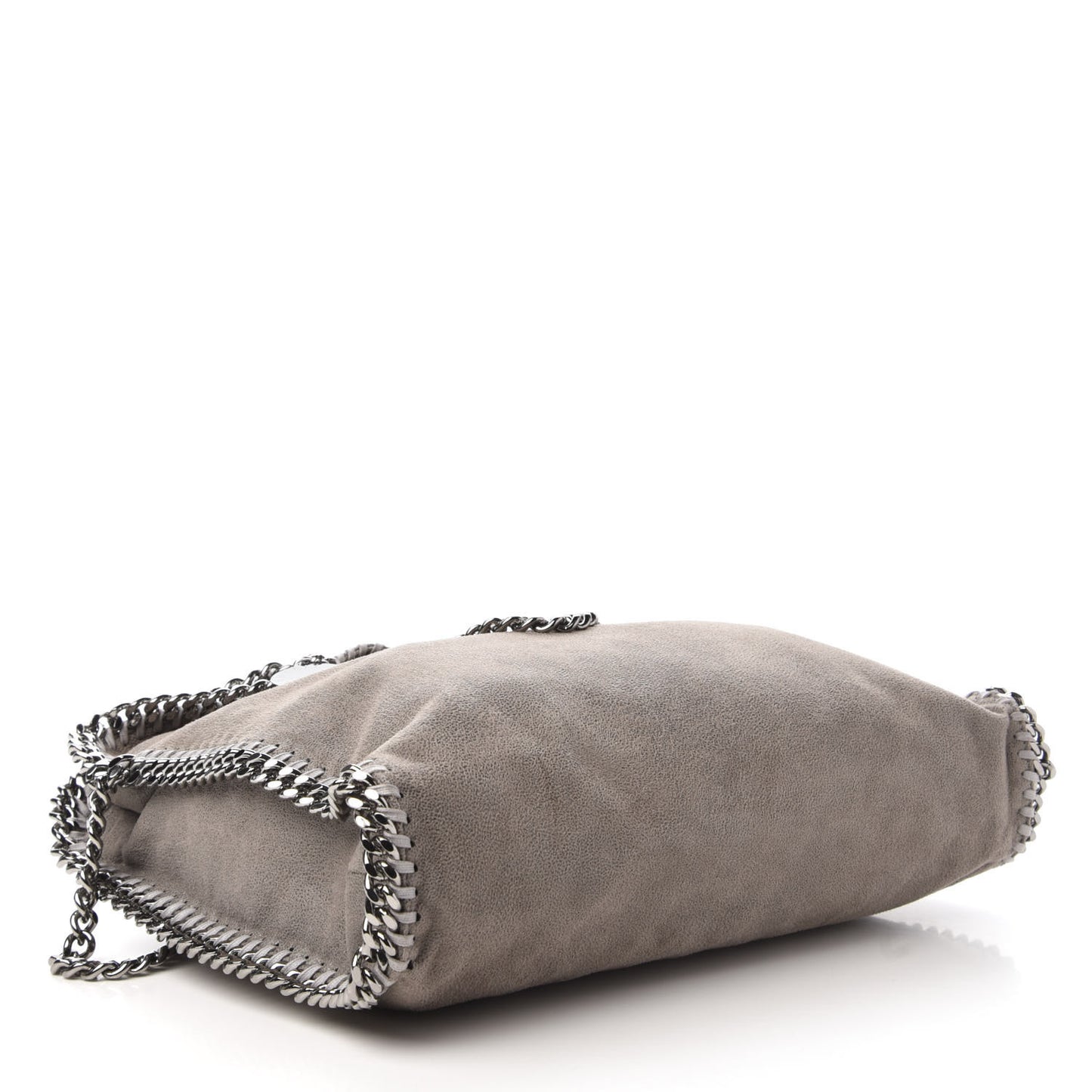 Shaggy Deer Falabella Fold Over Tote Grey