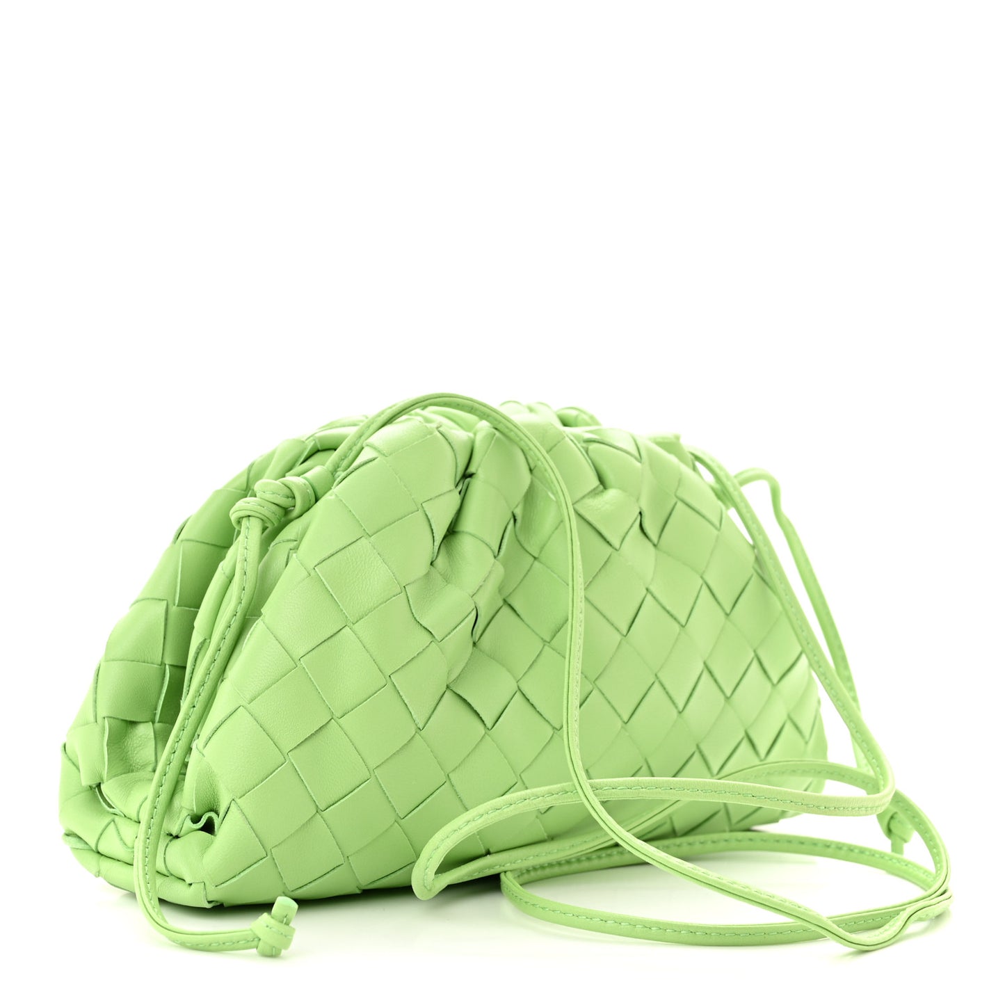 Nappa Intrecciato The Mini Pouch Pistachio