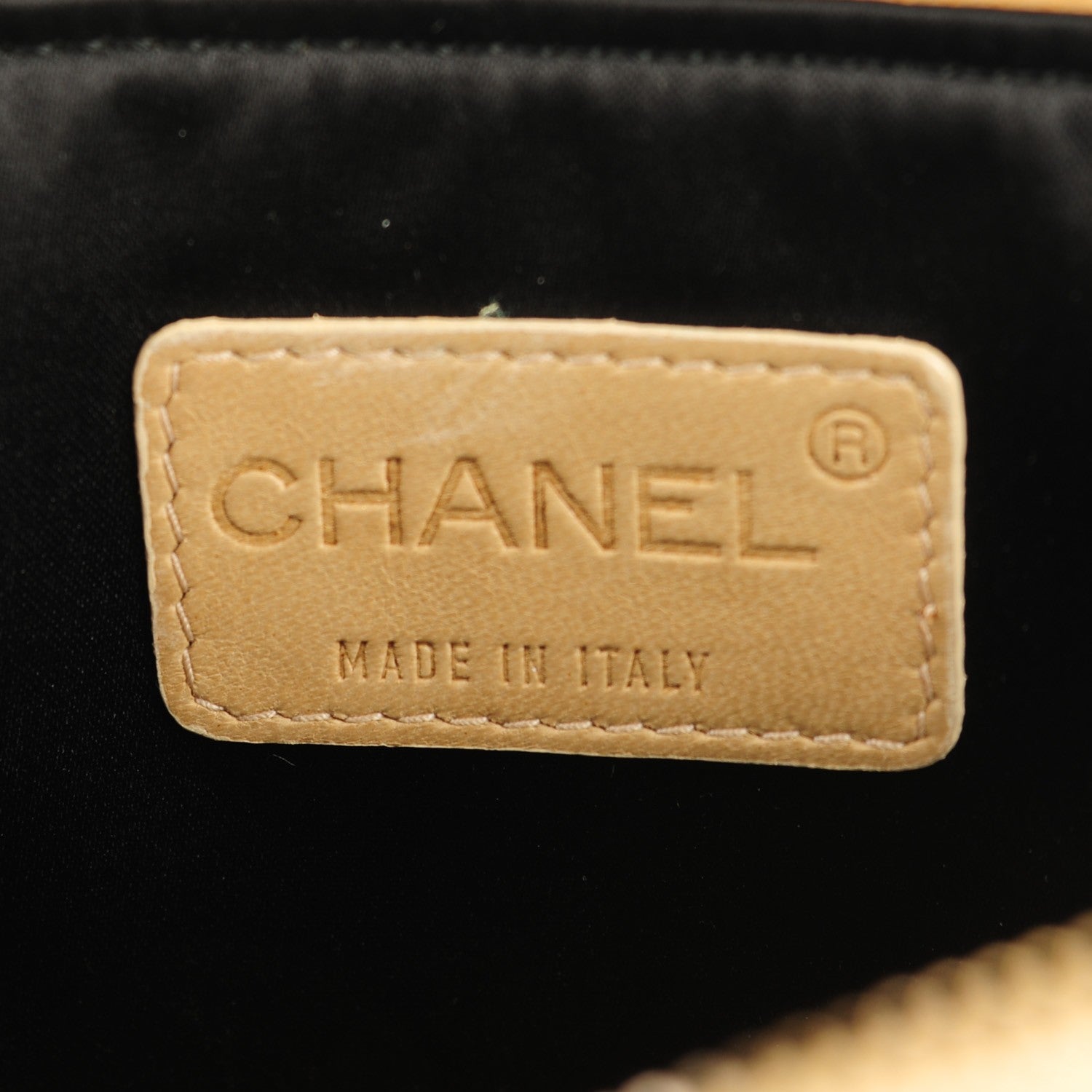 Chanel Lambskin Ruffle Evening Bag Beige Clair 6 of 7
