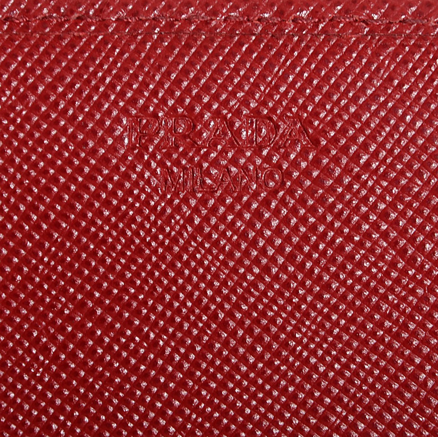 Saffiano Metal Continental Flap Wallet Fuoco