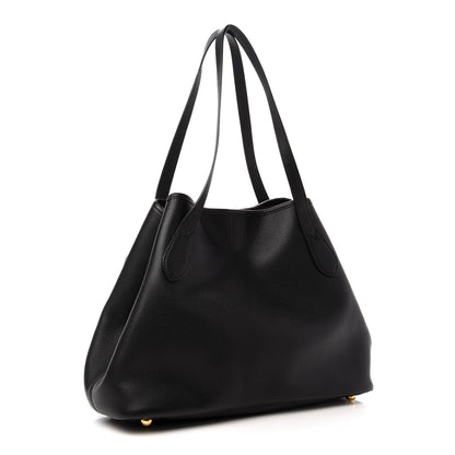 Burberry Grainy Calfskin Medium Honeybrook Tote Black 3 of 8