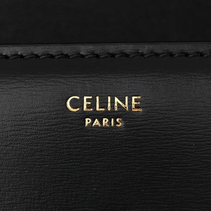 Celine Shiny Calfskin Medium Triomphe Black 6 of 12