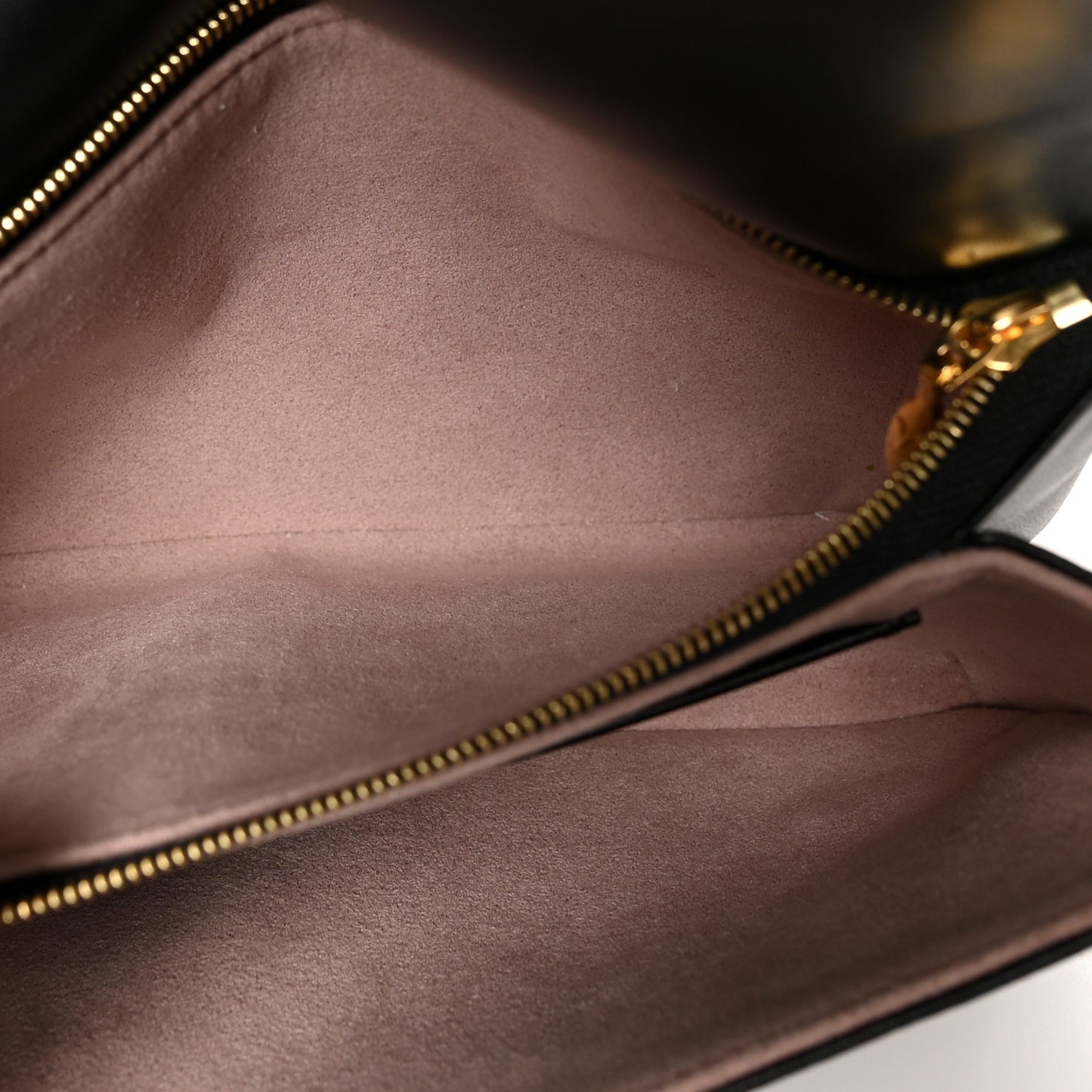 Lambskin Embossed Monogram Pochette Coussin Black