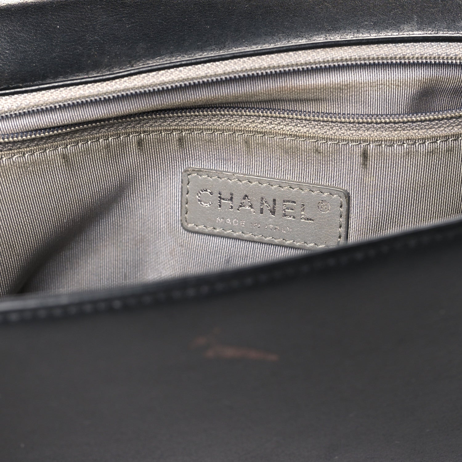 Chanel Lambskin Quilted New Medium Boy Flap Black 9 of 10