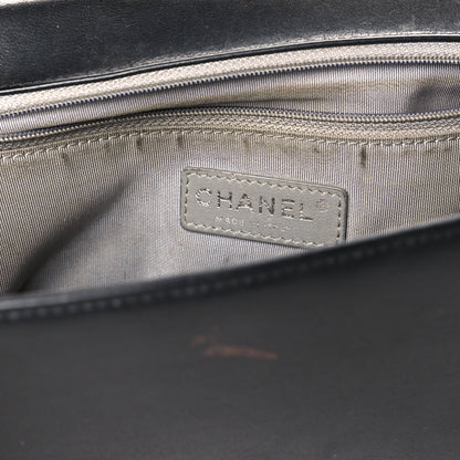 Chanel Lambskin Quilted New Medium Boy Flap Black 9 of 10