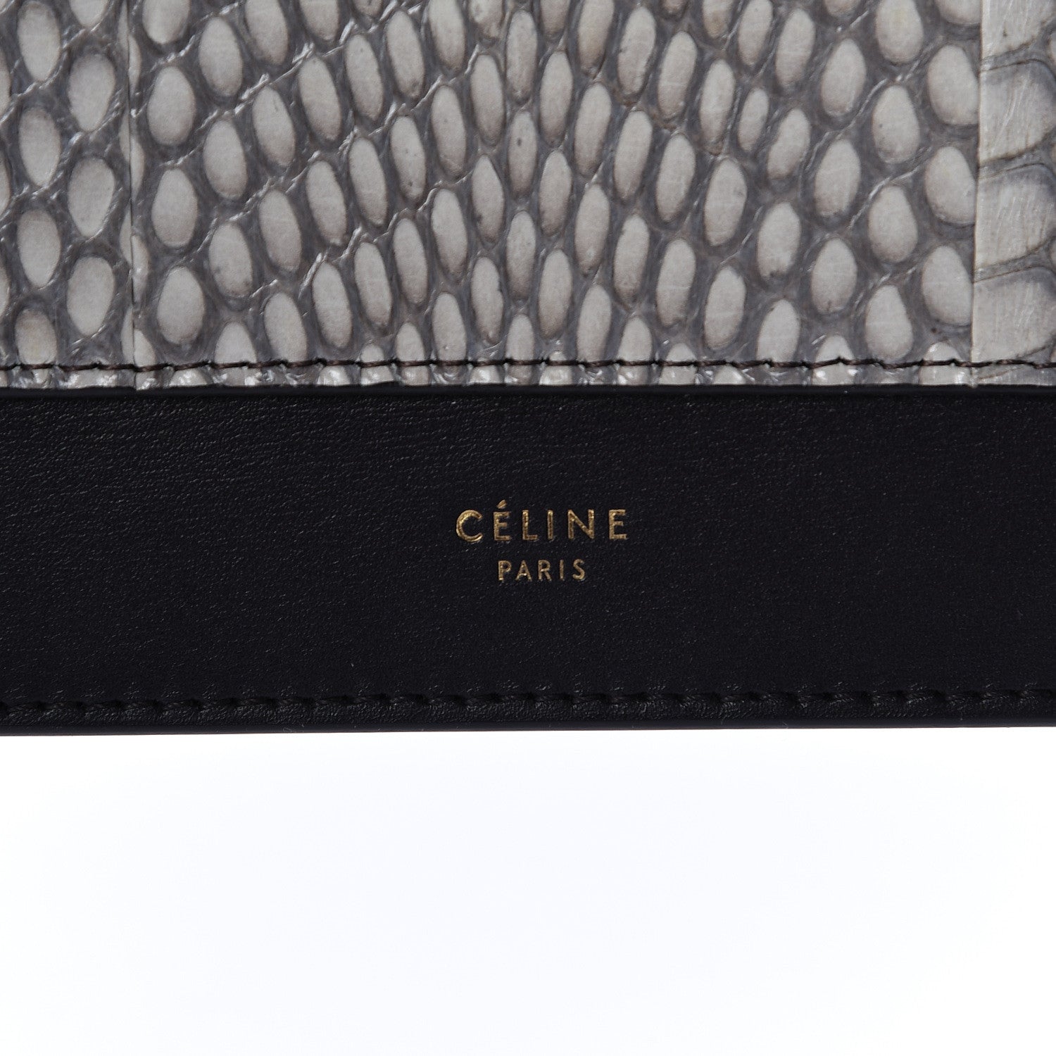 Celine Cobra Shiny Calfskin Clutch On A Chain 7 of 11