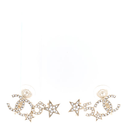 Chanel Crystal Star 5 CC Clip On Earrings 1 of 5