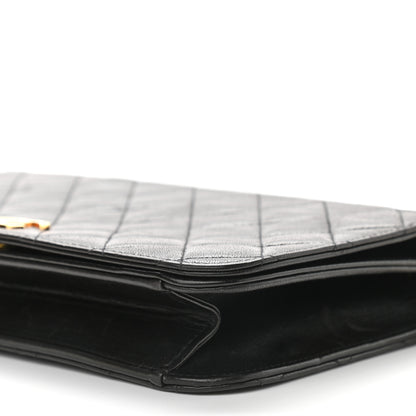 Chanel Lambskin Quilted Small Single Flap Black 9 of 9