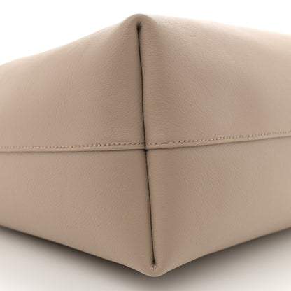 Saint Laurent Calfskin Large Shopping Tote Dark Beige 9 of 10