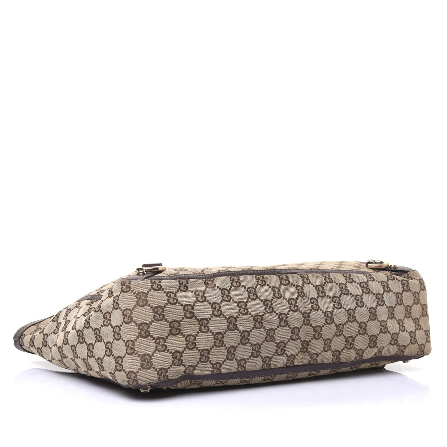 Monogram Large Abbey Tote Dark Brown