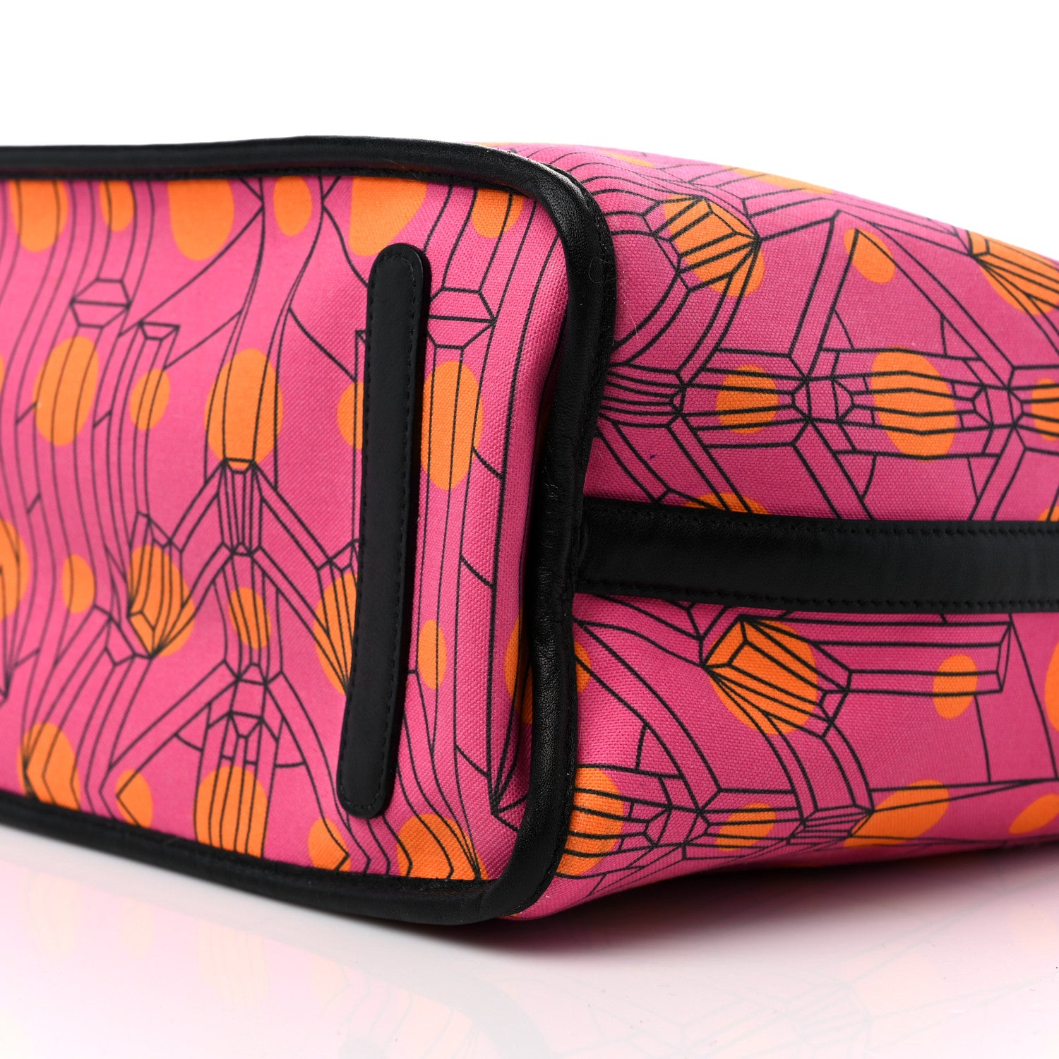 MCM Visetos Medium Project Reversible Shopper Tote Pink 15 of 15