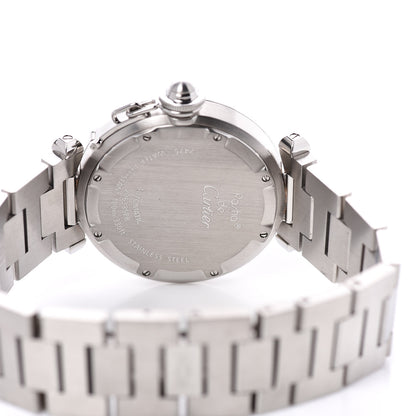 Cartier Stainless Steel 35mm Pasha C Big Date Automatic Watch Pink 5 of 7