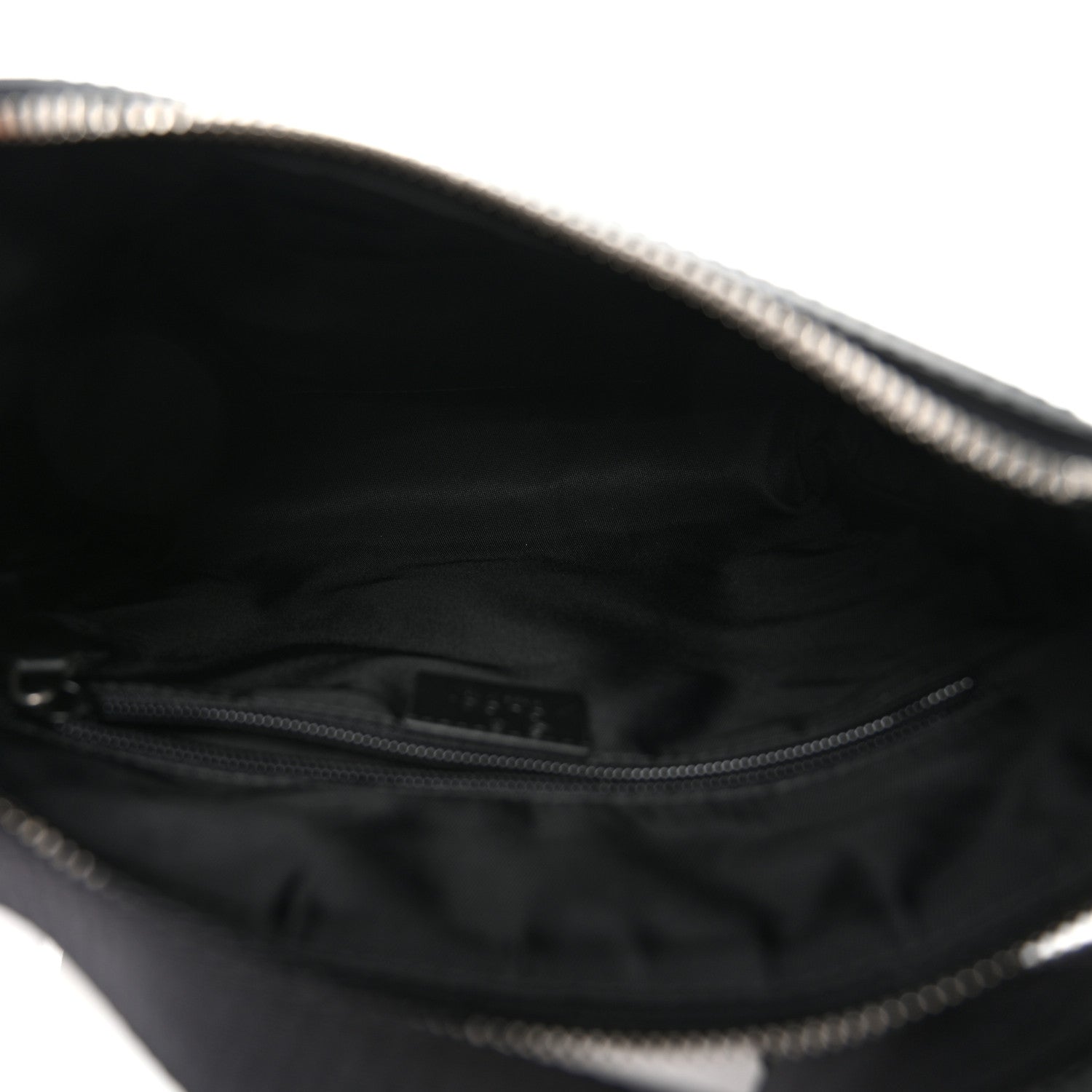 Gucci Techno Canvas Selleria Calfskin Web Small Flat Messenger Bag Black 5 of 10