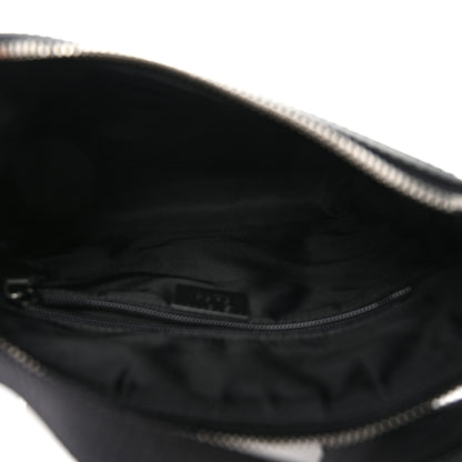 Gucci Techno Canvas Selleria Calfskin Web Small Flat Messenger Bag Black 5 of 10