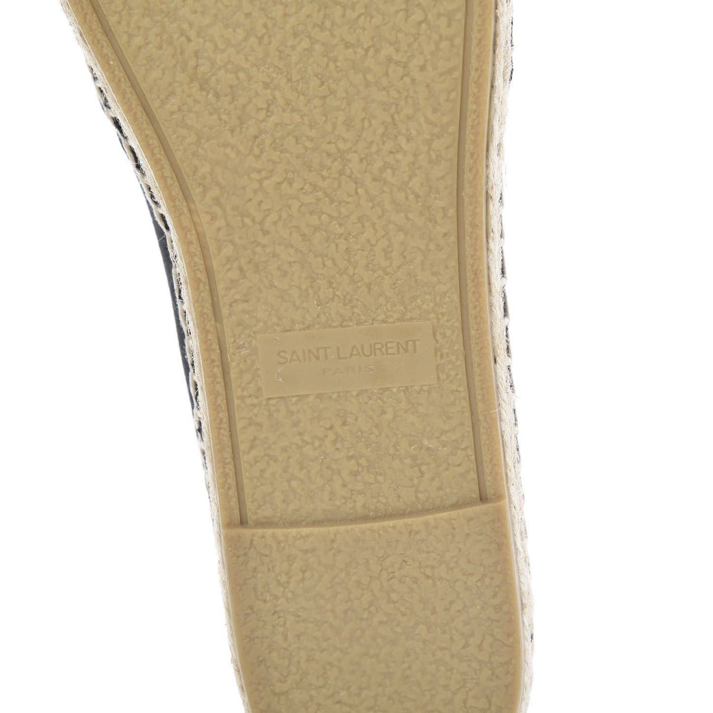 Canvas Nappa Elba Light Logo Embroidered Espadrilles 38.5 Black