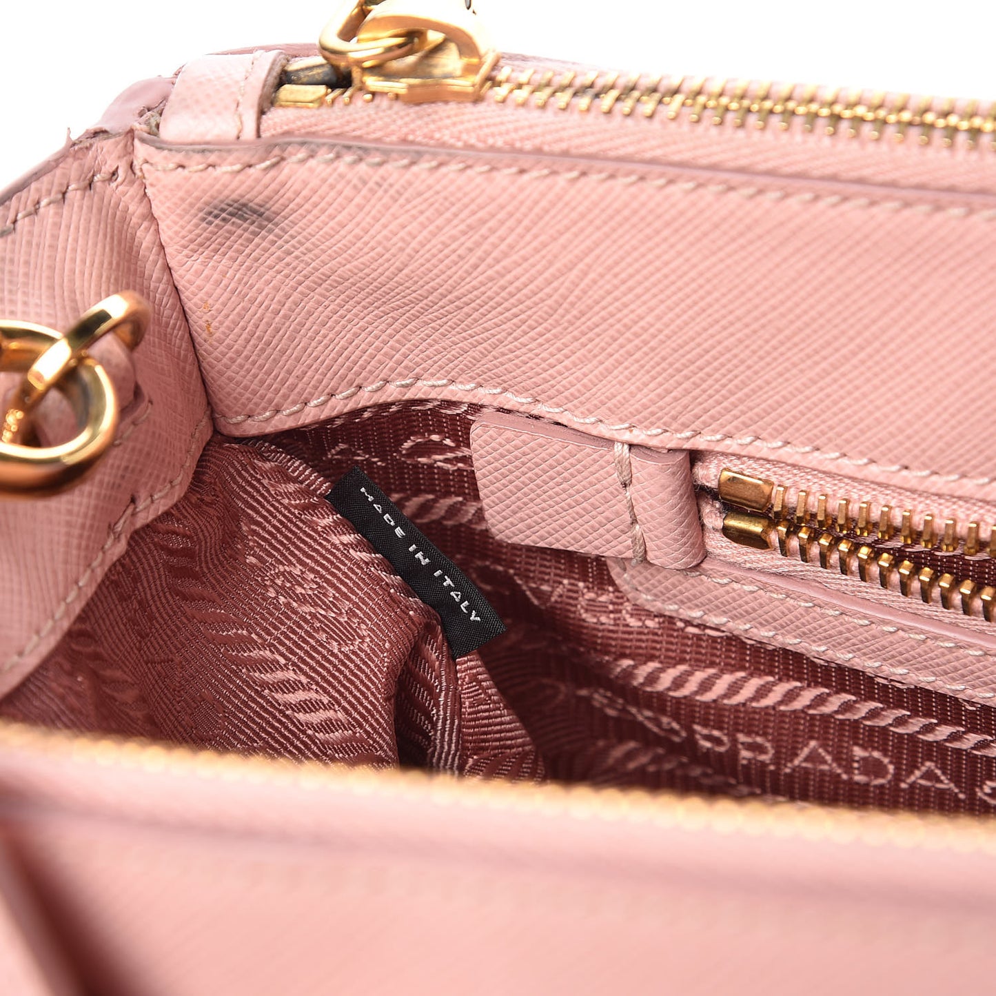 Saffiano Small Galleria Double Zip Tote Orchidea
