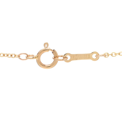Tiffany 18K Yellow Gold 11mm Elsa Peretti Bean Pendant Necklace 4 of 5