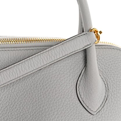 Hermes Taurillon Clemence Bolide 31 Bleu Pale 11 of 13