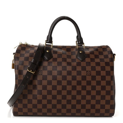 Louis Vuitton Damier Ebene Speedy Bandouliere 35 1 of 11