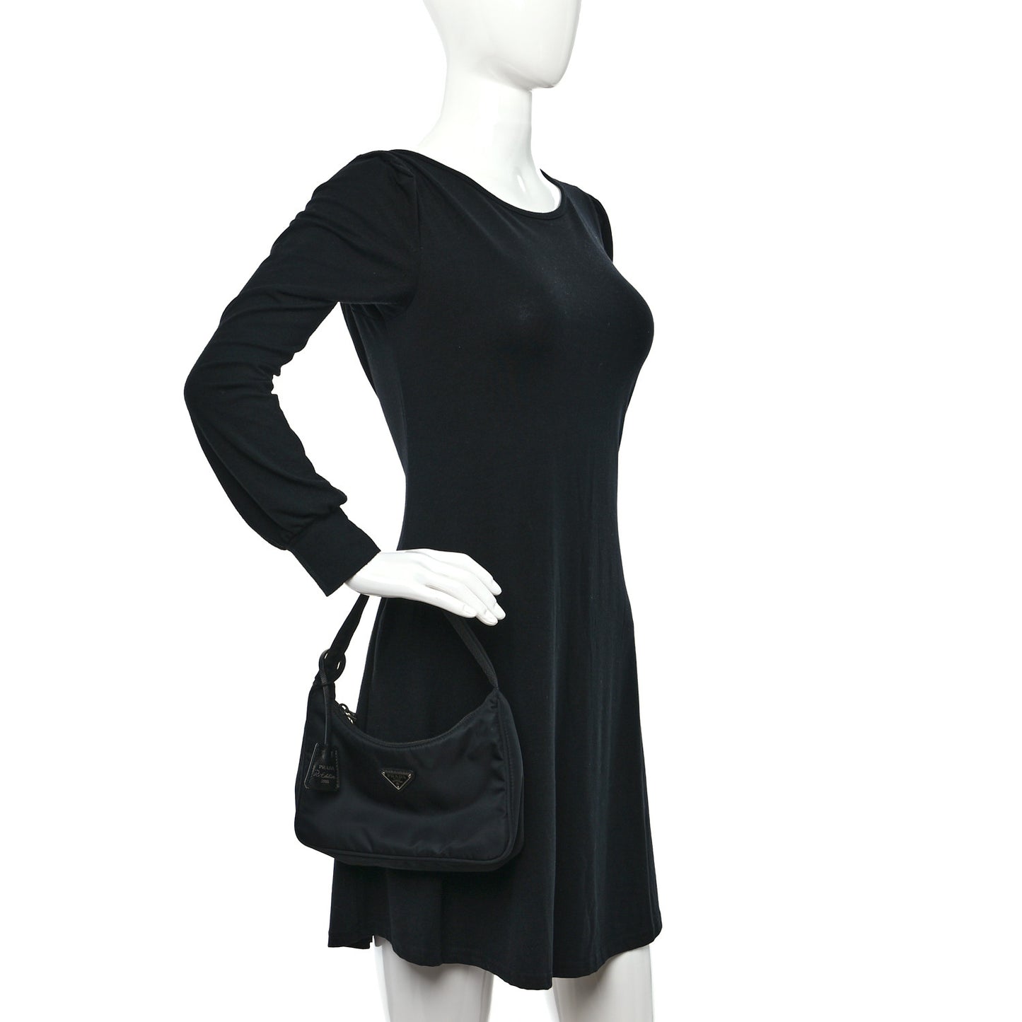 Tessuto Nylon Mini Re-Edition 2000 Bag Black