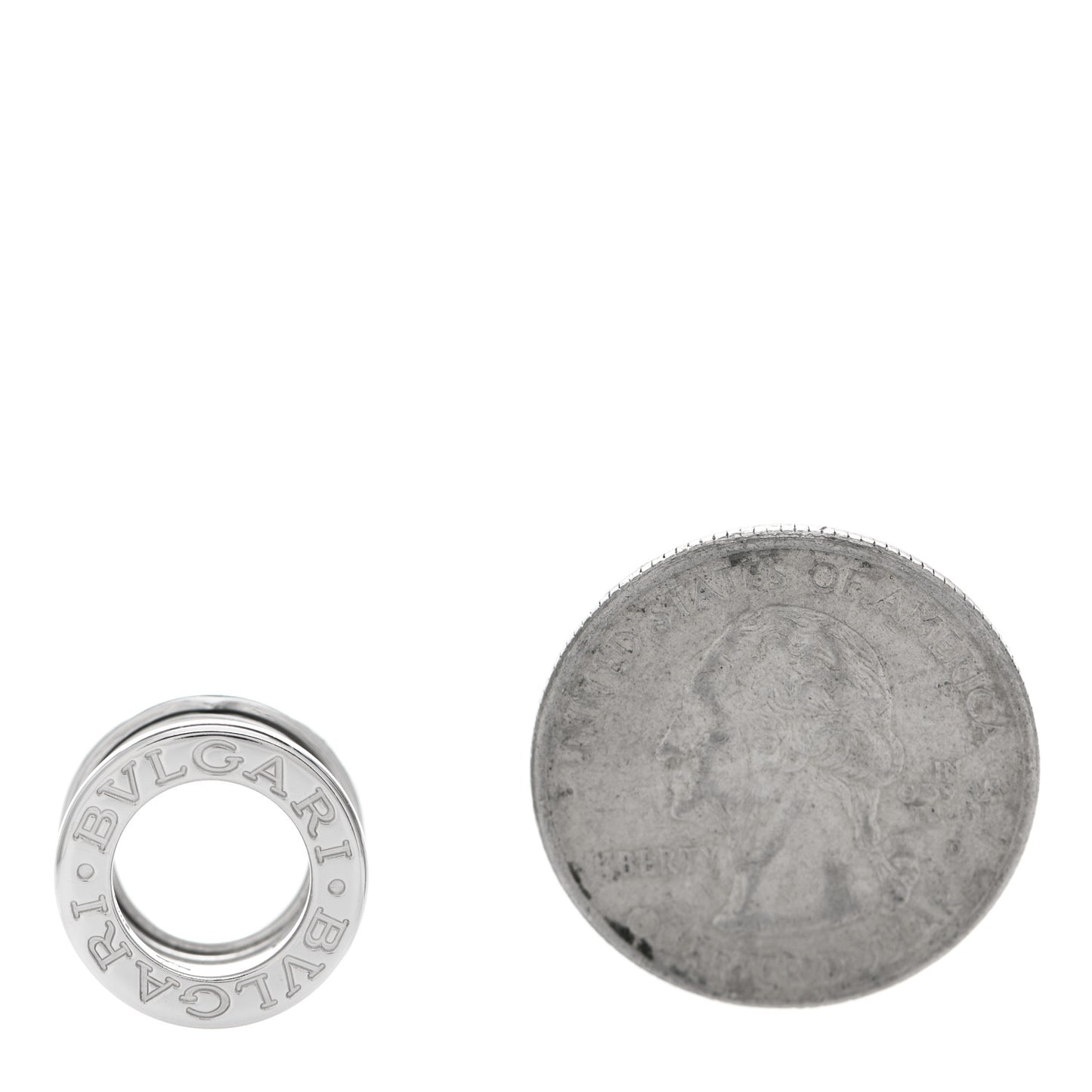 18K White Gold B.Zero1 Pendant