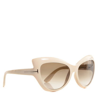 Tom Ford Bardot Sunglasses TF284 White 3 of 5