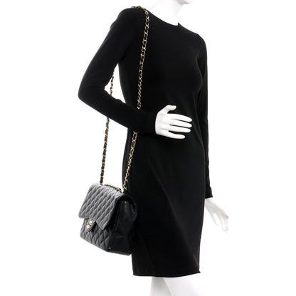 Chanel Caviar Quilted Jumbo Single Flap Black 2 of 8