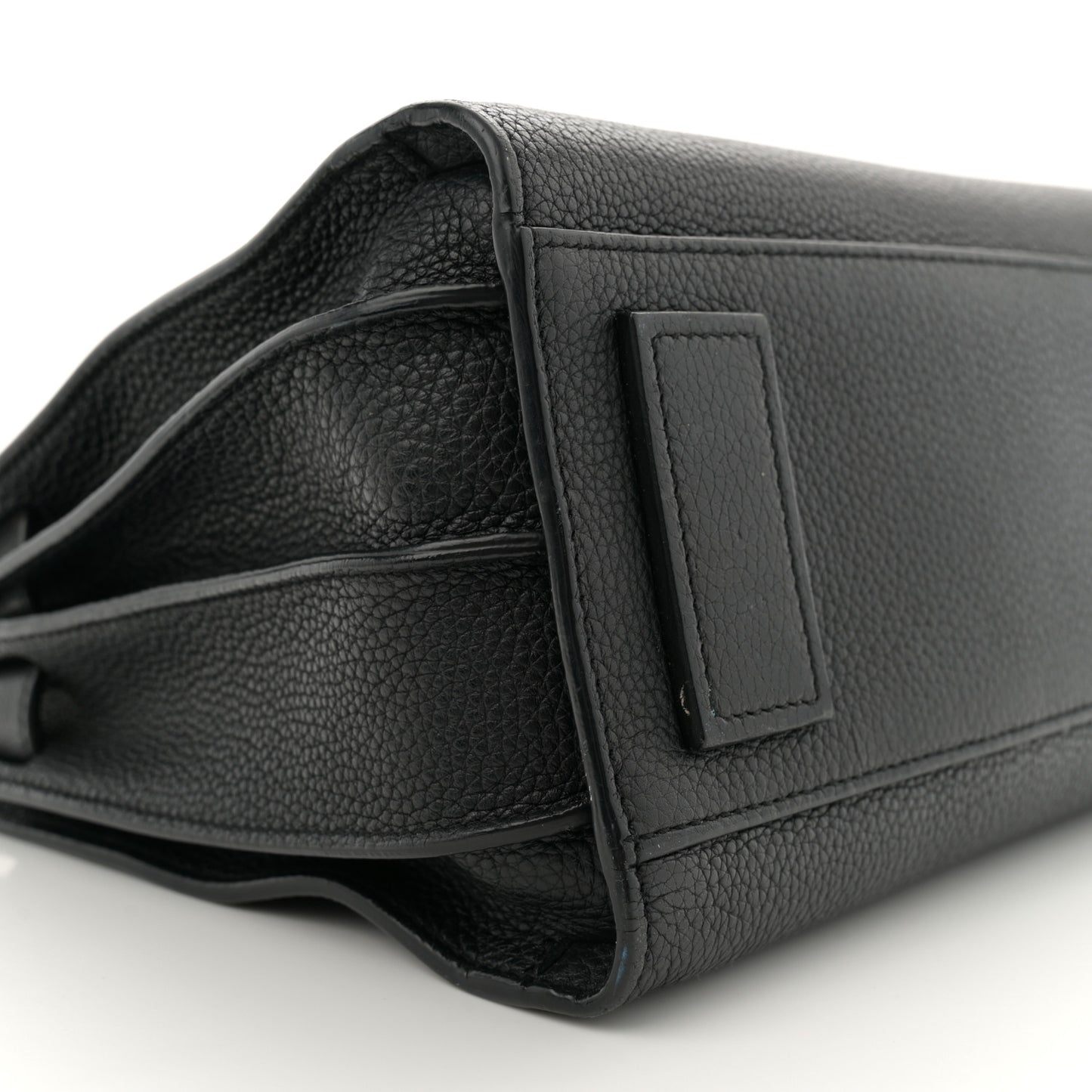 Grained Calfskin Baby Sac De Jour Souple Black