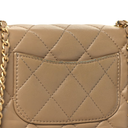 Chanel Lambskin Quilted Mini Heart Charms Flap Beige 13 of 13