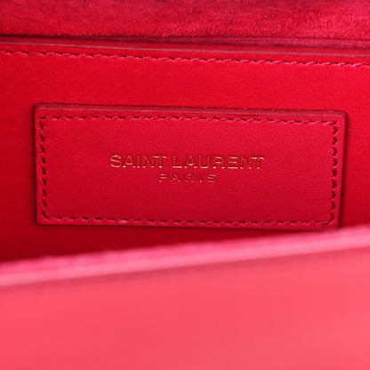Saint Laurent Calfskin Small Classic Monogram Kate Tassel Satchel Lipstick Fuchsia 8 of 12