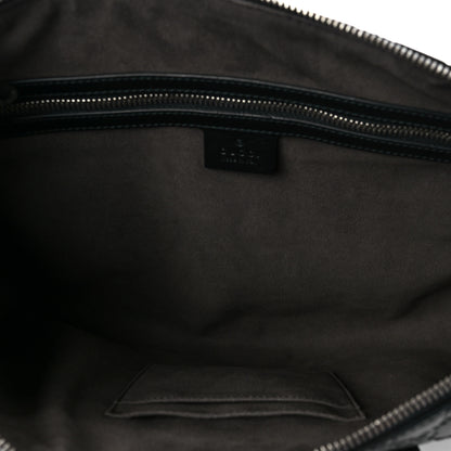 Gucci Guccissima Signature Briefcase Black 5 of 8
