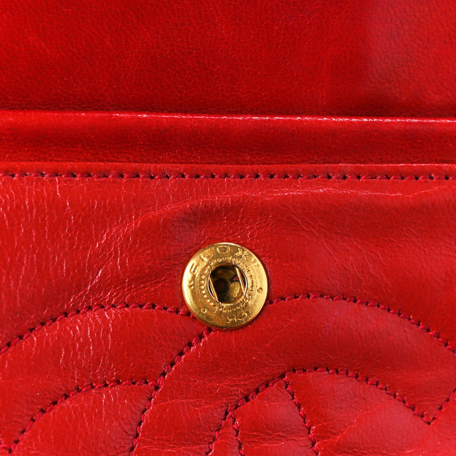 Chanel Lambskin Quilted Small Double Flap Red 11 of 16