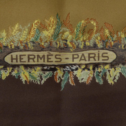 Hermes Silk Champignons Scarf 90 5 of 5