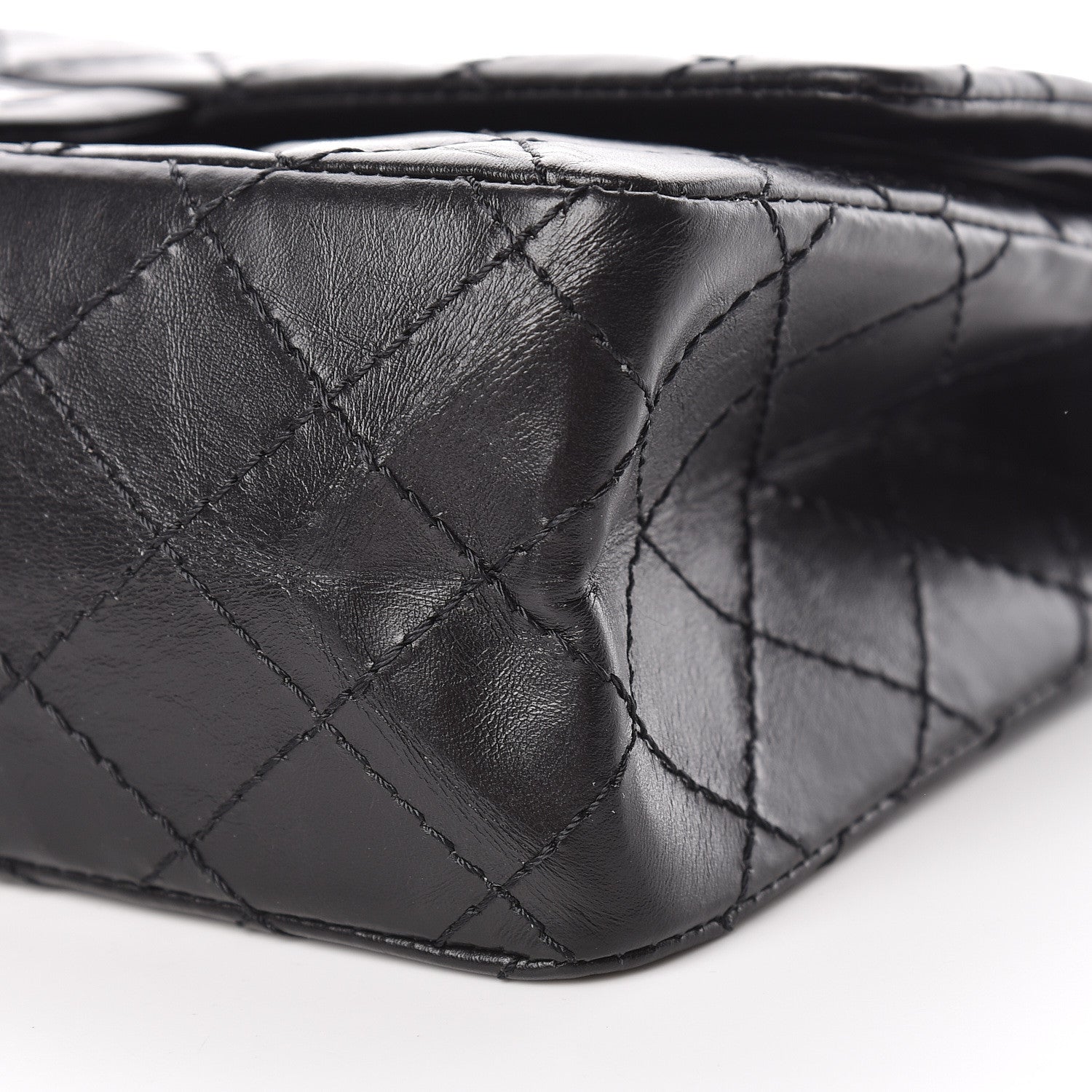 Chanel Aged Calfskin Quilted 2.55 Reissue 225 Flap So Black 10 of 12