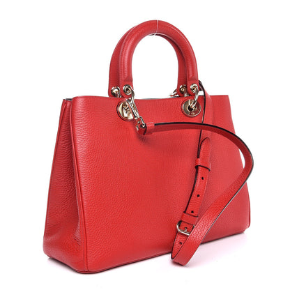 Christian Dior Bullcalf Medium Diorissimo Tote True Red 3 of 7