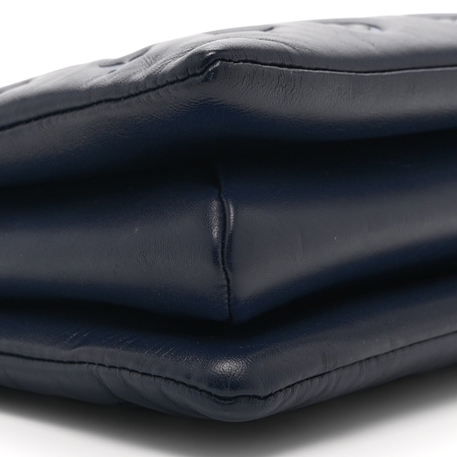 Louis Vuitton Lambskin Embossed Monogram Coussin PM Denim Blue 18 of 21
