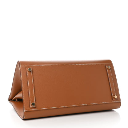 Hermes Madame Calfskin Birkin Sellier 35 Gold 4 of 11