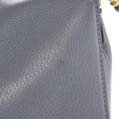 Valentino Garavani Grained Calfskin Medium My Rockstud Frame Bag Grey 9 of 14