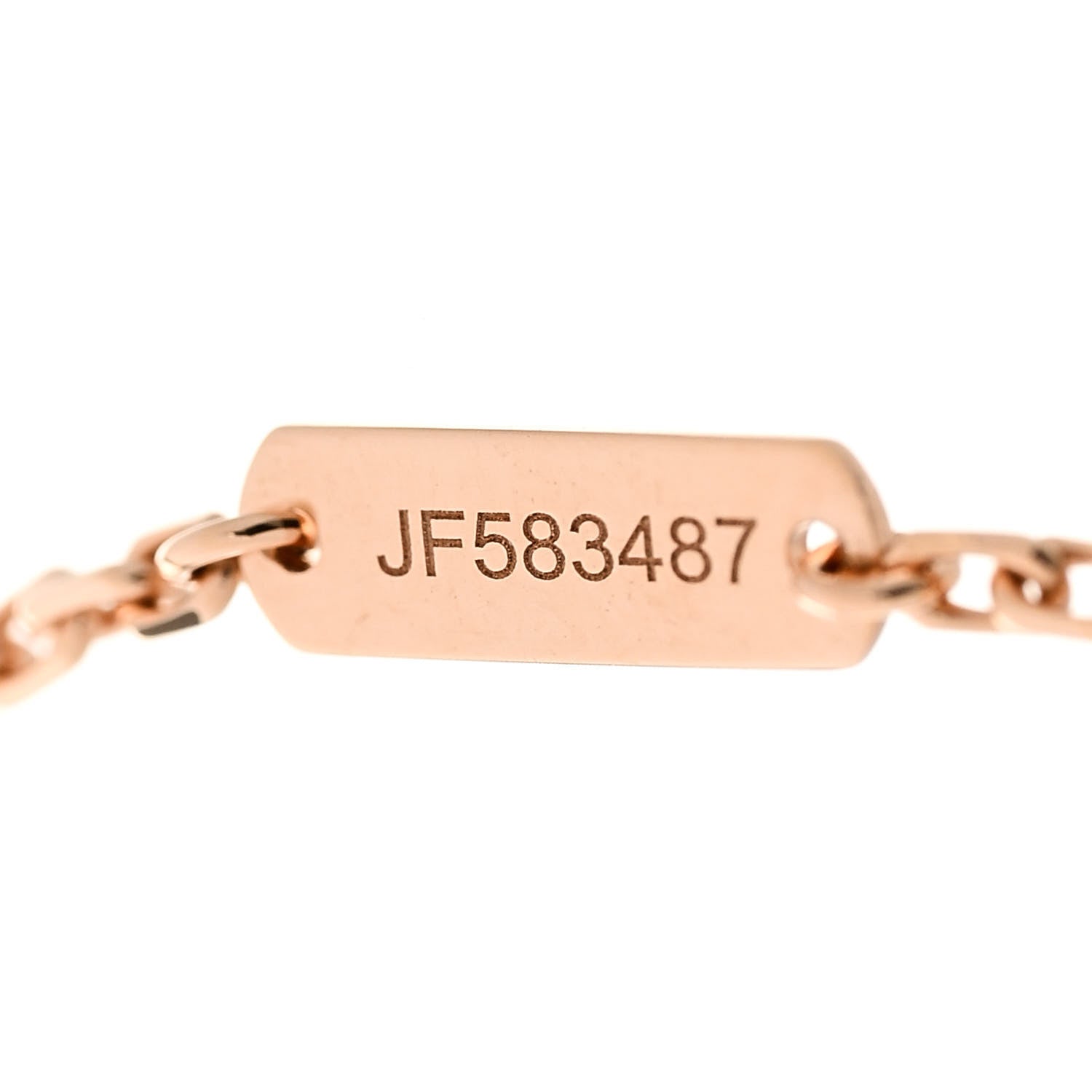 Van Cleef & Arpels 18K Rose Gold Mother Of Pearl Lucky Spring Plum Blossom Bracelet 5 of 6