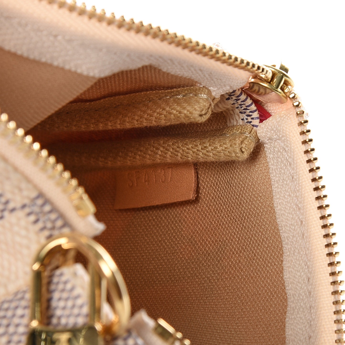 Damier Azur 2017 Christmas Animation Mini Pochette Accessories