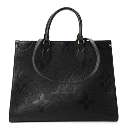 Louis Vuitton Empreinte Monogram Giant Onthego MM Black 1 of 9