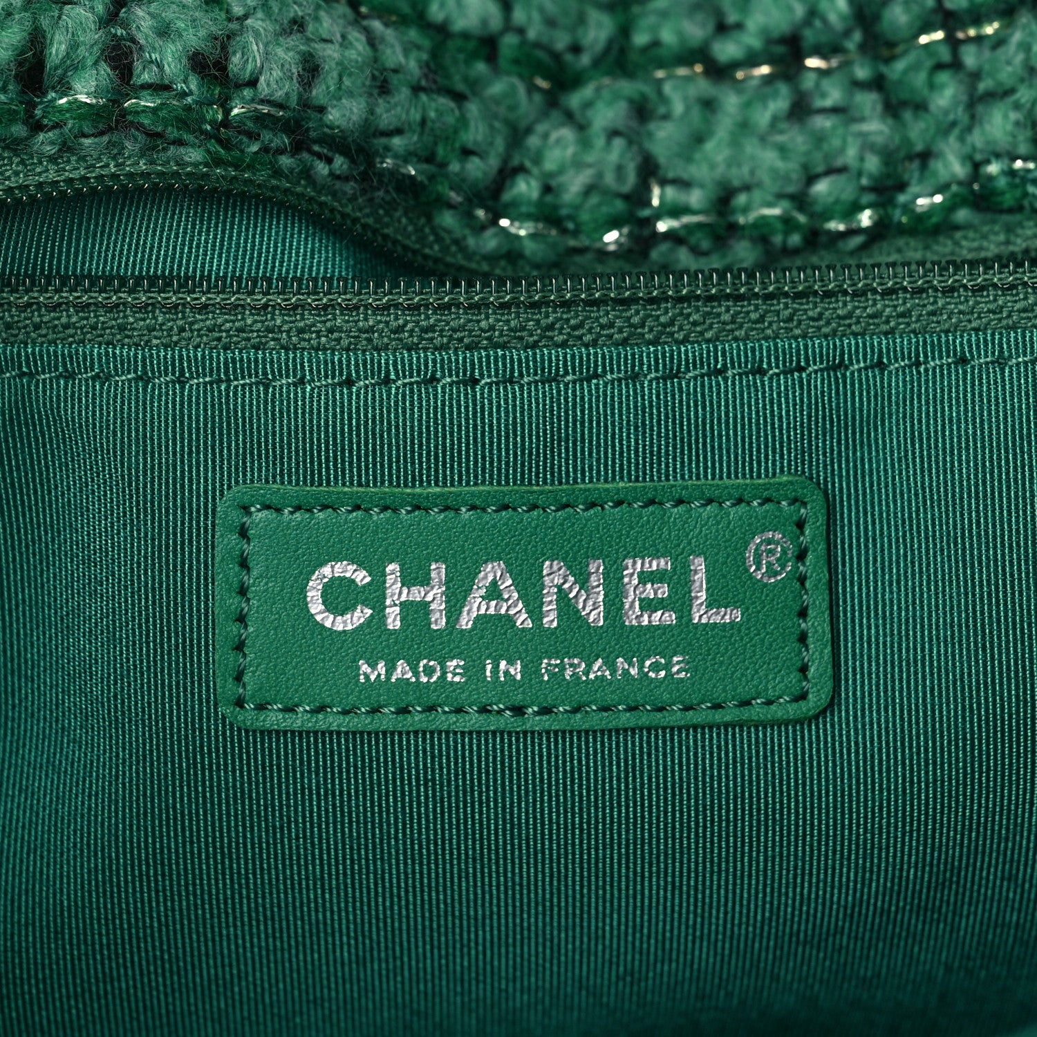 Chanel Tweed Easy 2.55 Reissue Flap Green 6 of 12