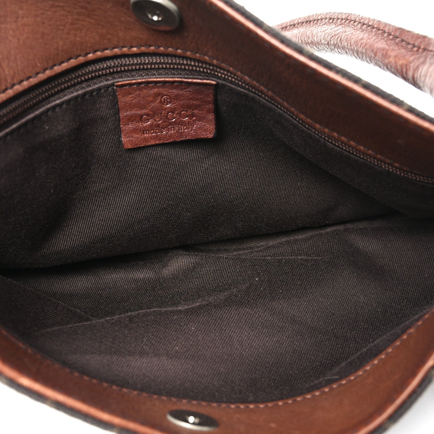 Gucci Monogram Shoulder Bag Brown 5 of 10