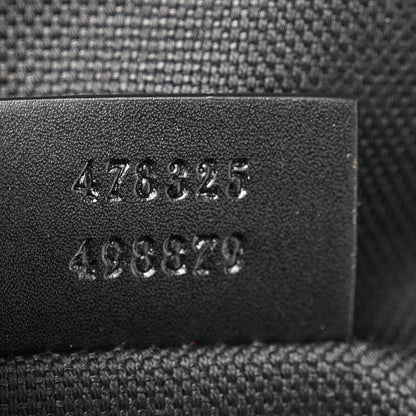 Gucci GG Supreme Monogram Web Belt Bag Black Grey 7 of 10
