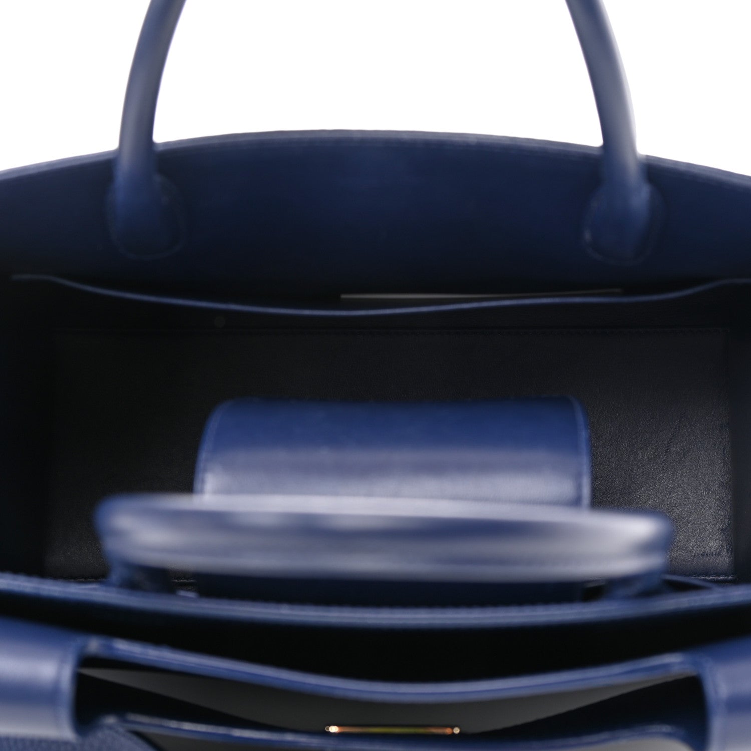 Christian Dior Bullcalf Medium Diorever Flap Navy 4 of 16