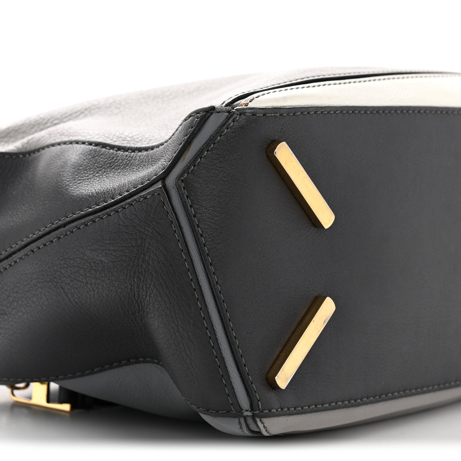 Loewe Calfskin Small Puzzle Bag Grey Multitone 9 of 15