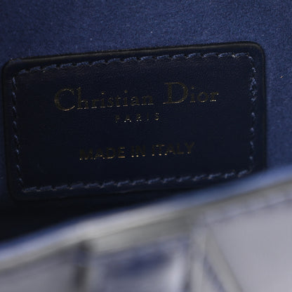 Christian Dior Calfskin Mini Saddle Bag Blue 6 of 13