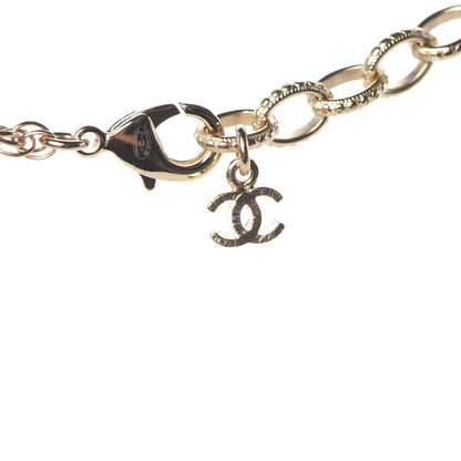 Chanel Pearl CC Medallion Necklace Gold 5 of 5